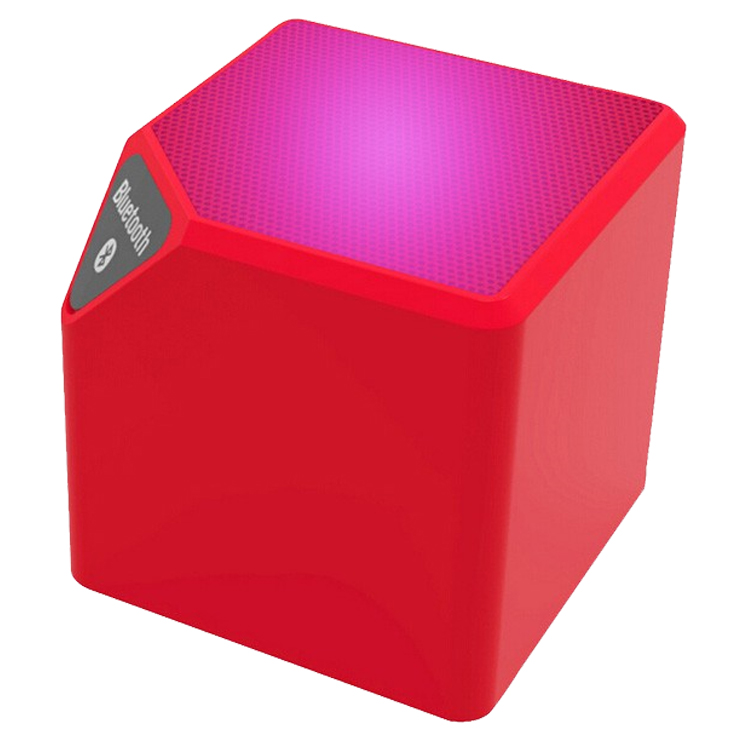 LED Speaker, Portable LED Lighting Bluetooth Speaker Stereo Magic Cube Mini Wireless Speaker
